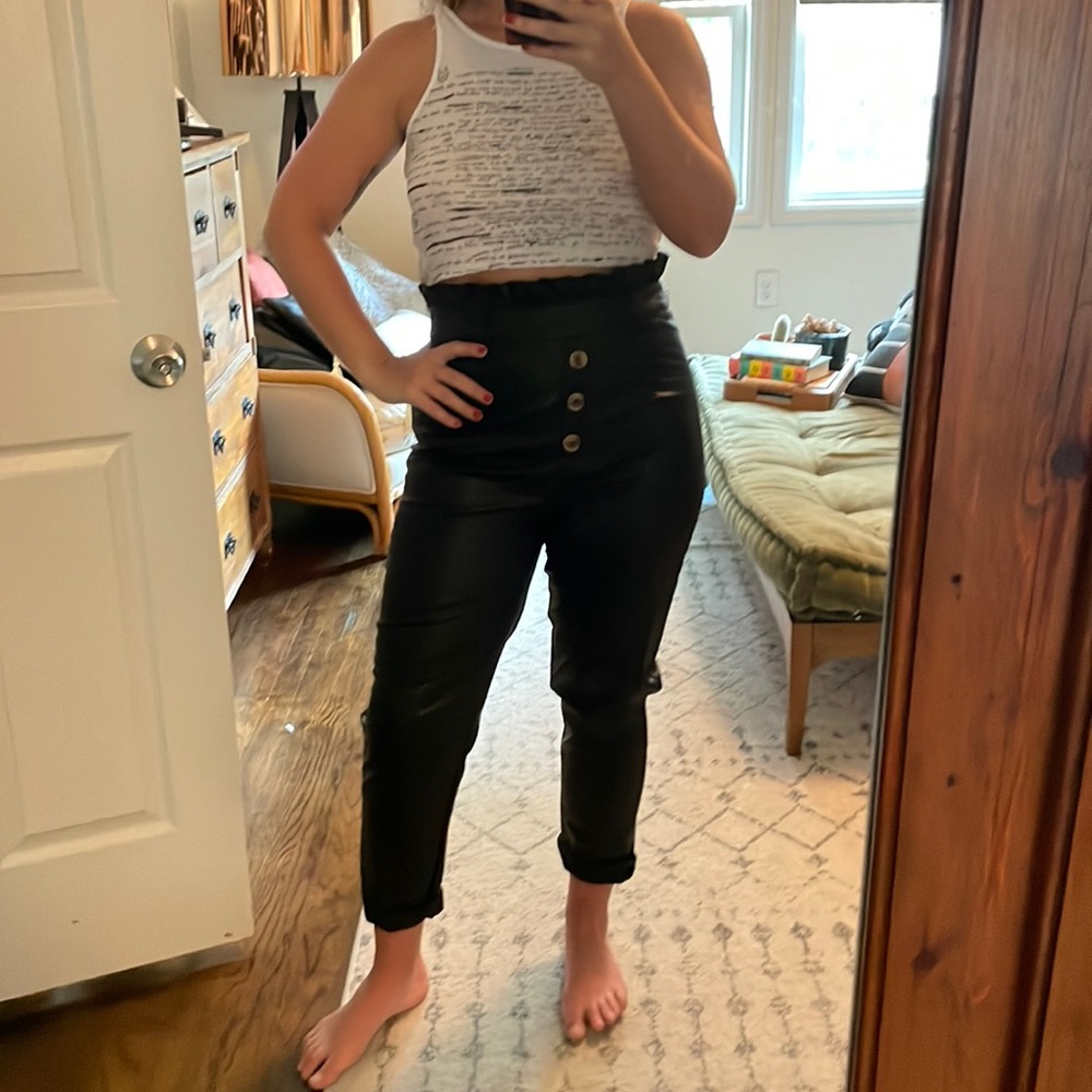 Boohoo Vegan Leather Pants
